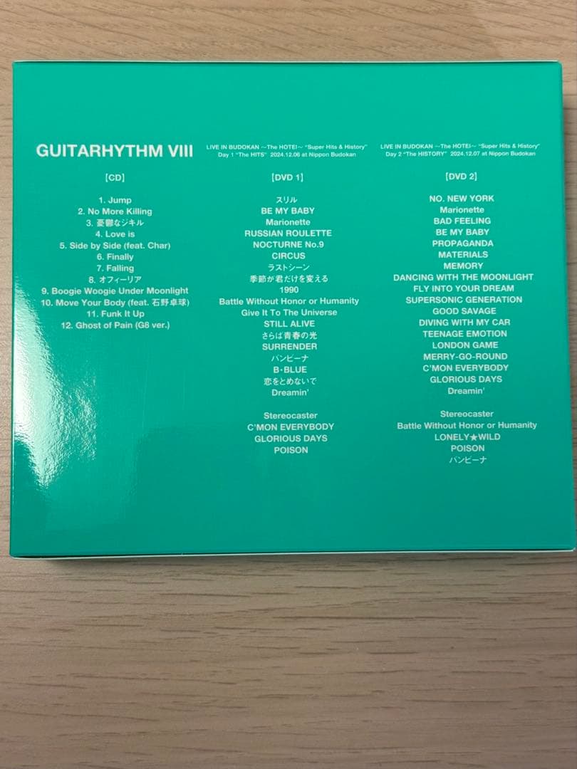 GUITARYTHM VIII 布袋寅泰　CD + 2DVD