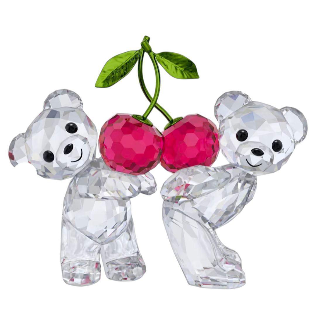 定価￥28,600税込　未使用　Swarovski クマとチェリーのクリスタル