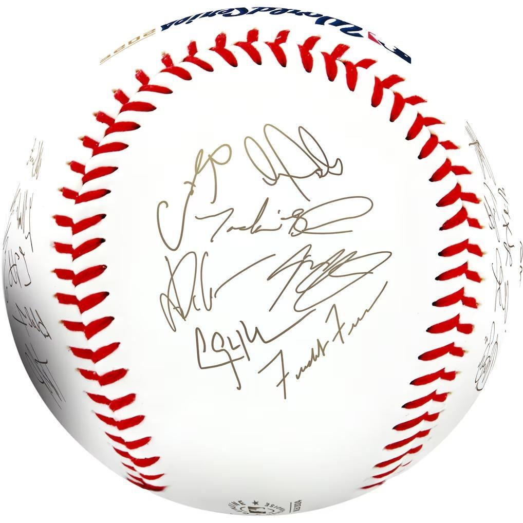 ドジャース 2025 世界一記念ボール 大谷翔平・山本由伸・佐々木朗希サイン入り