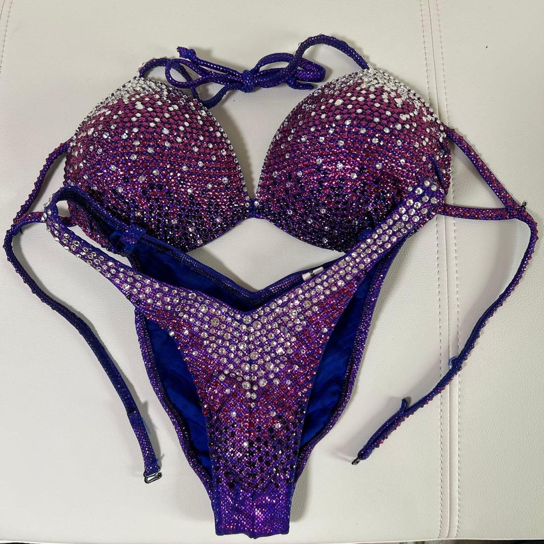 JBBFボディフィットネス大会用ビキニ　ビキニケース付き