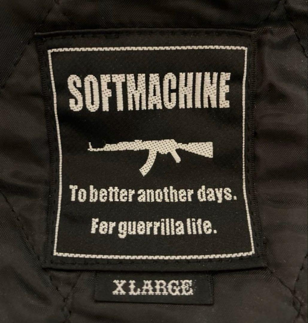 美品SOFT MACHINE ソフトマシーン スタンドカラー ウールコート 刺繍