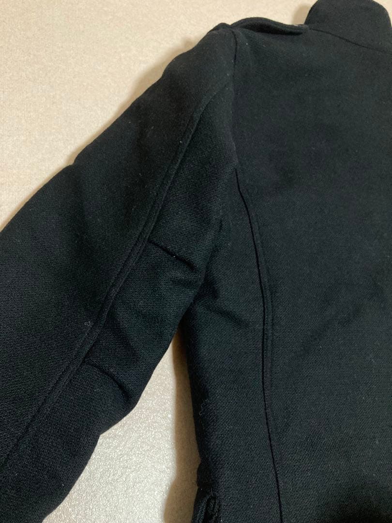 美品SOFT MACHINE ソフトマシーン スタンドカラー ウールコート 刺繍