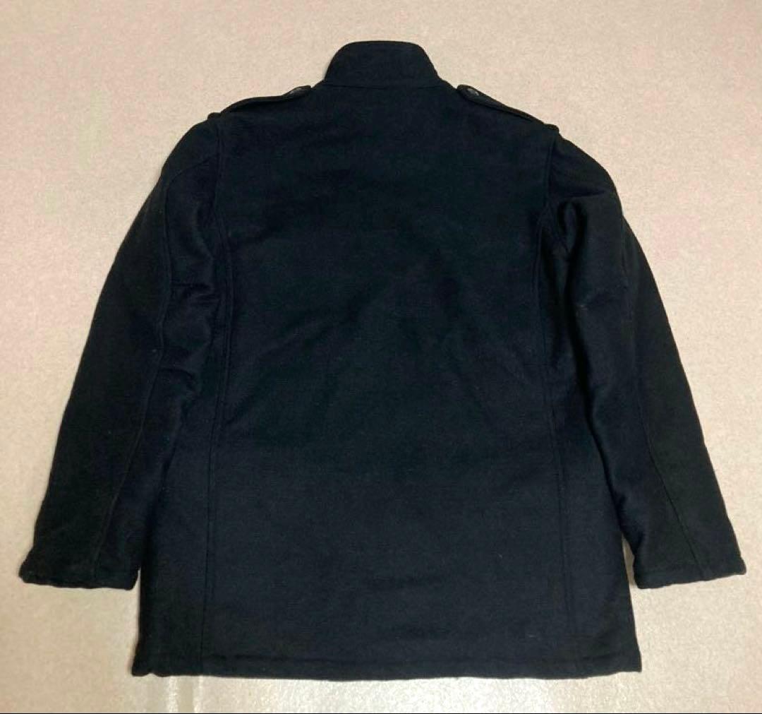 美品SOFT MACHINE ソフトマシーン スタンドカラー ウールコート 刺繍