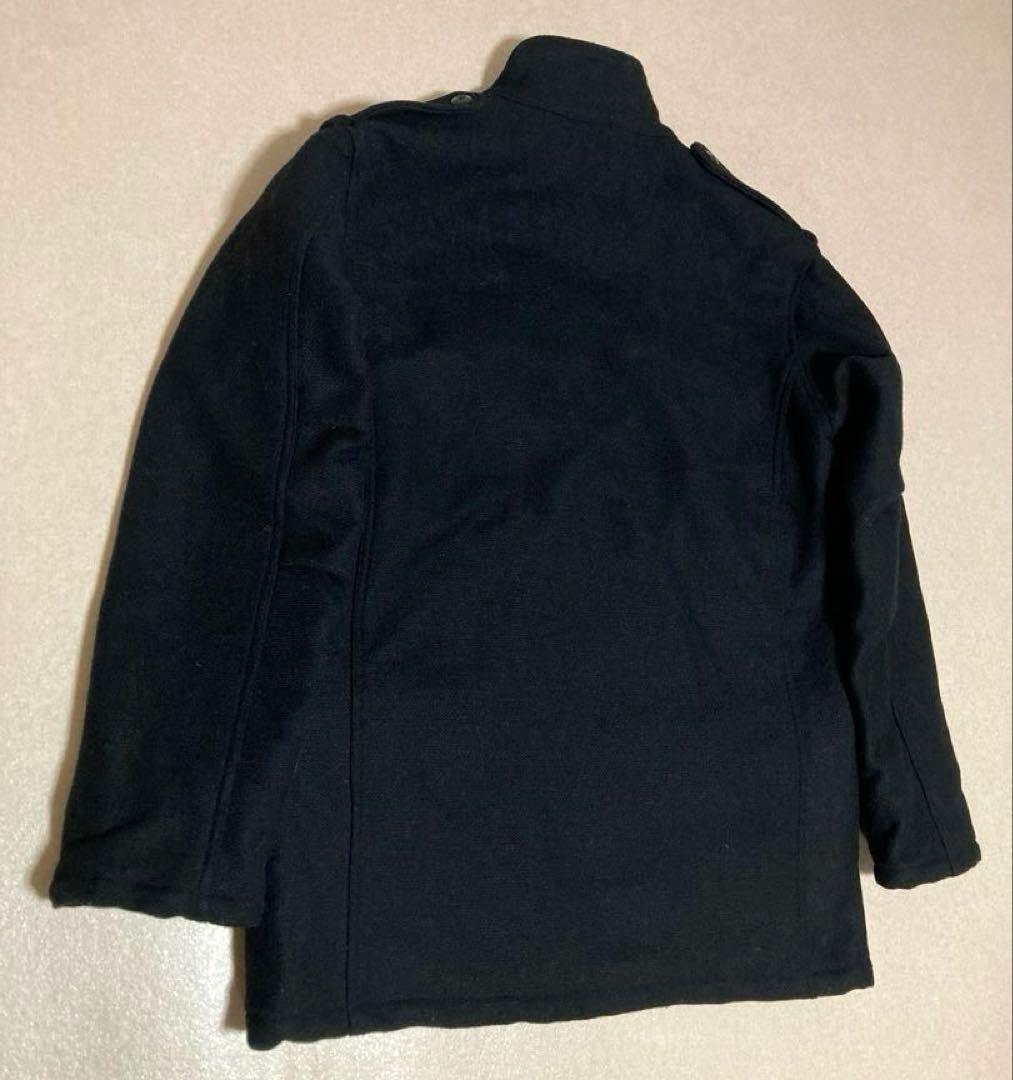 美品SOFT MACHINE ソフトマシーン スタンドカラー ウールコート 刺繍