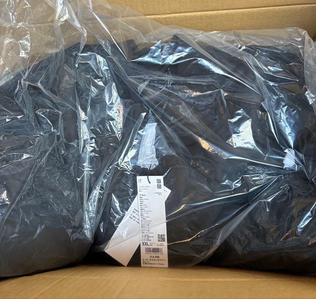 ユニクロ ハイブリッドダウンオーバーサイズ MA-1 XXL 未開封