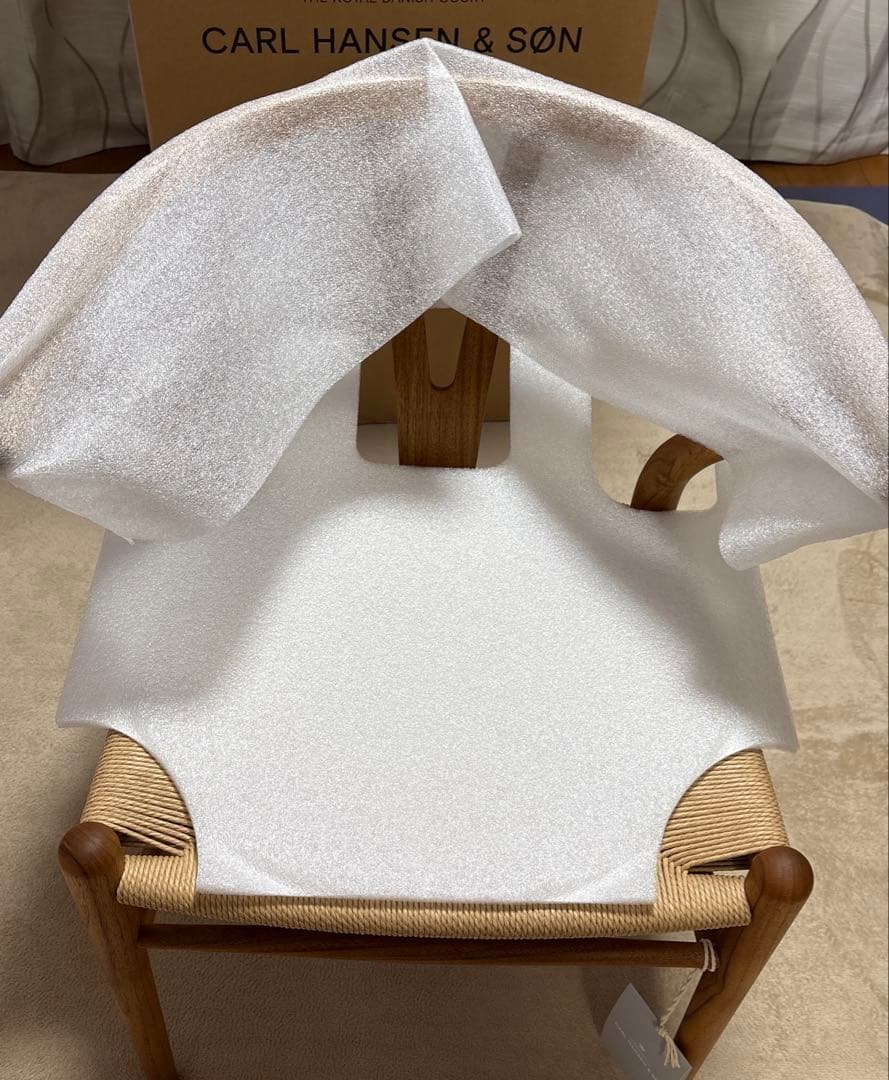 【2脚セット】CH24 Yチェア チーク材 オイル仕上げ 新品未使用