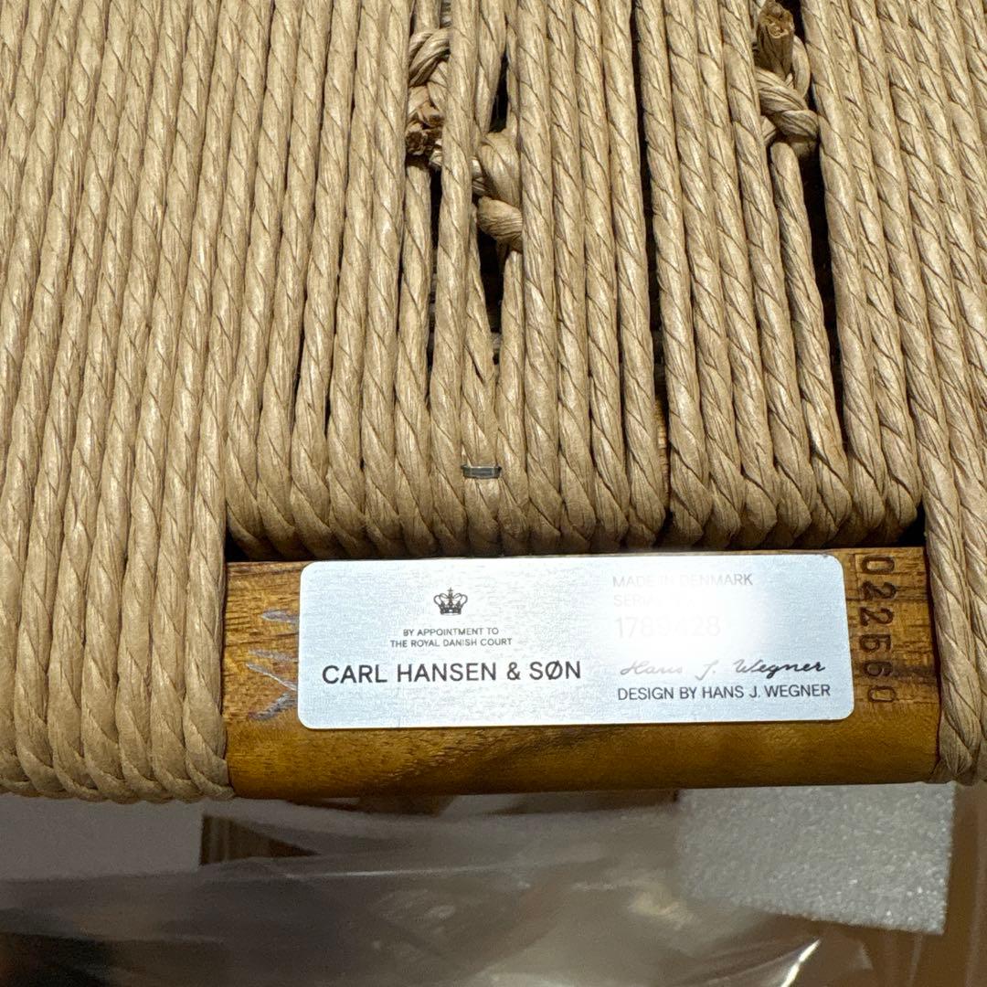 【2脚セット】CH24 Yチェア チーク材 オイル仕上げ 新品未使用