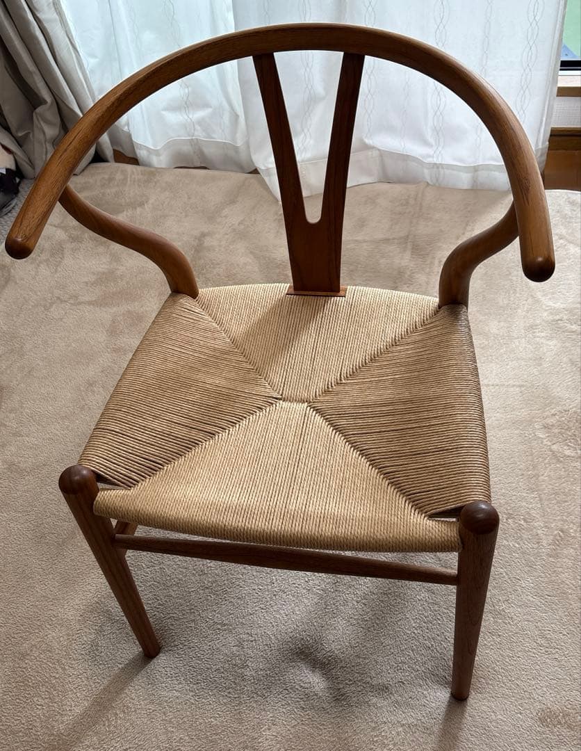 【2脚セット】CH24 Yチェア チーク材 オイル仕上げ 新品未使用