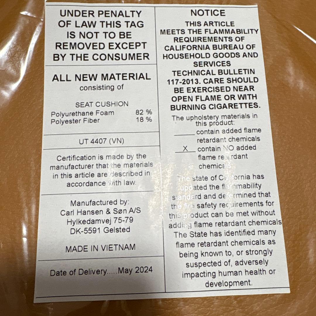 【2脚セット】CH24 Yチェア チーク材 オイル仕上げ 新品未使用