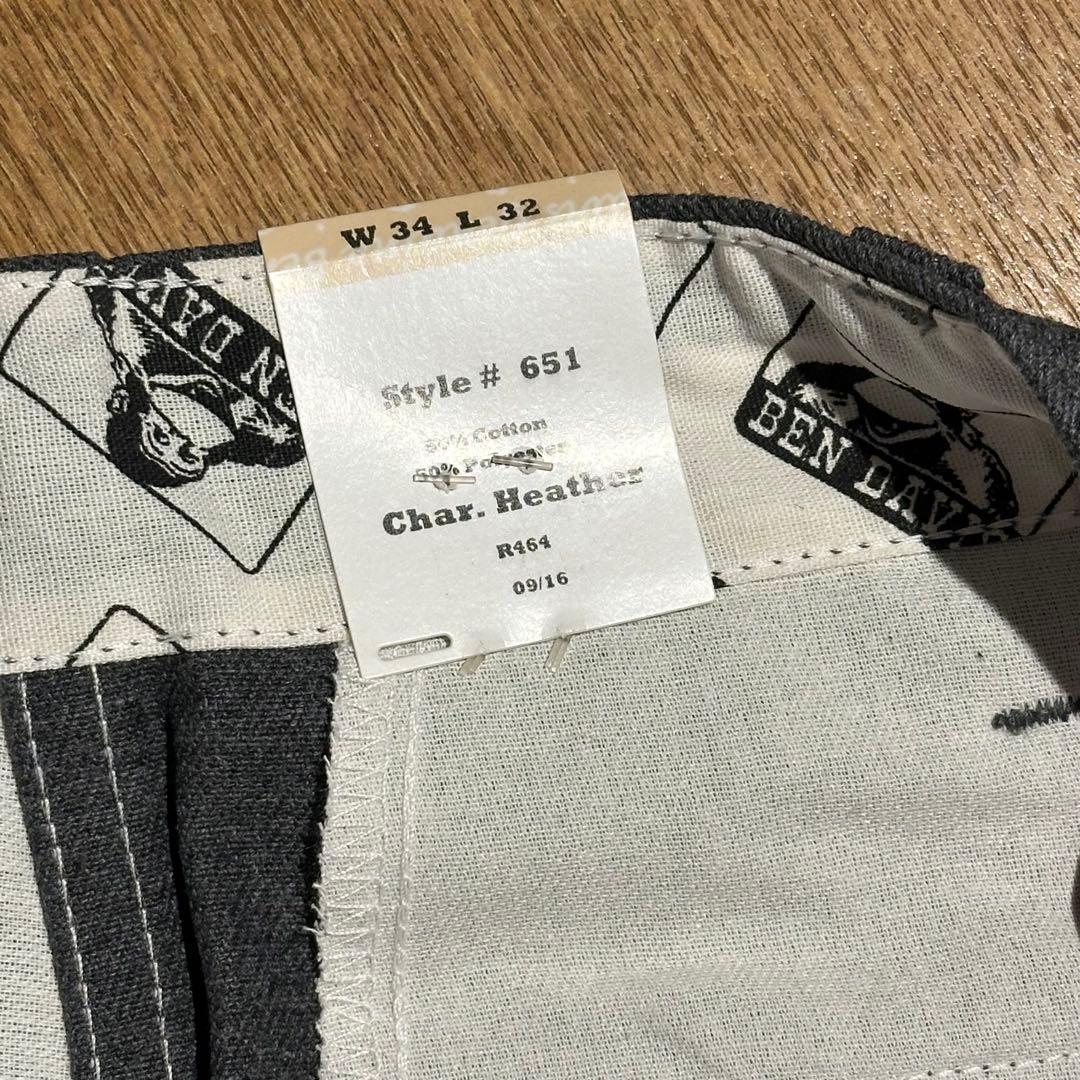 【新品】BEN DAVIS USA規格 W34 フリスコパンツ