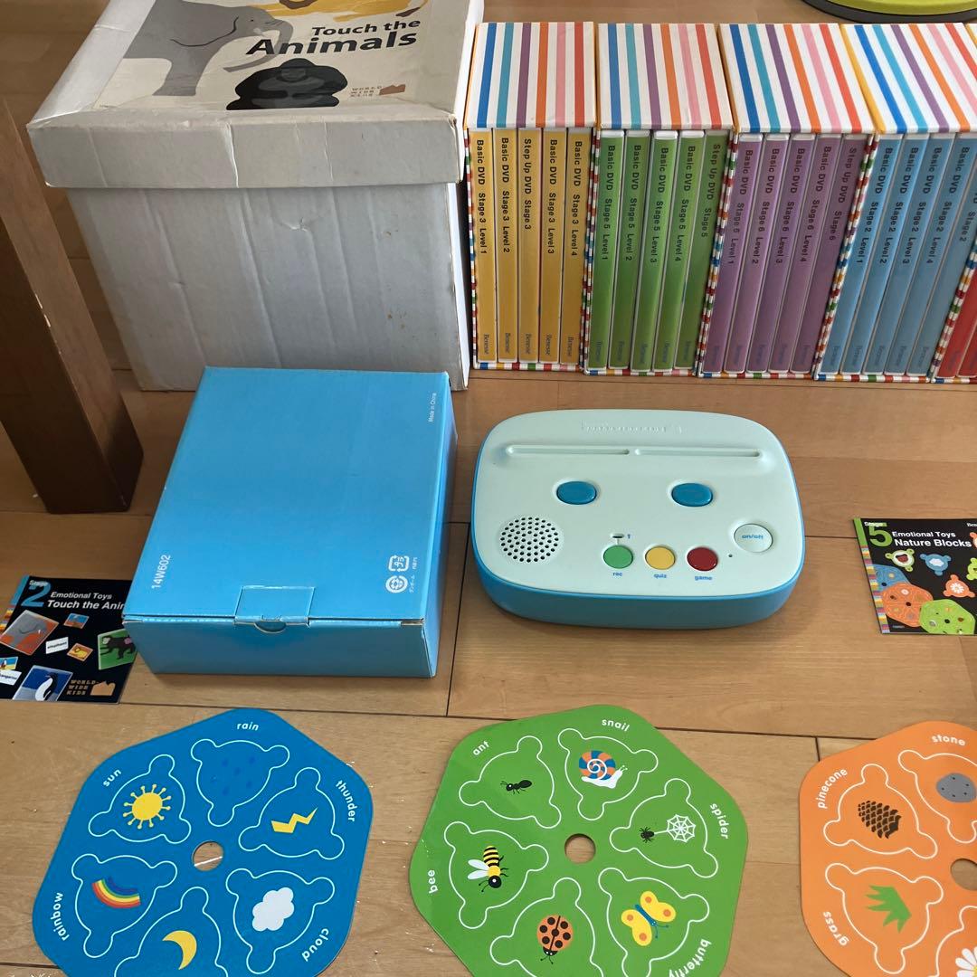 大特価★ほぼ未使用DVDとCD！ワールドワイドキッズ　ほぼフルセット　英語教育