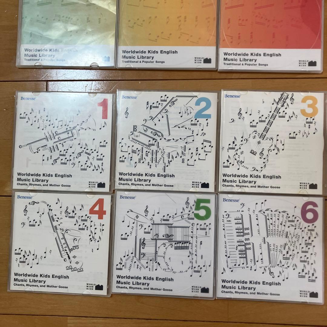 大特価★ほぼ未使用DVDとCD！ワールドワイドキッズ　ほぼフルセット　英語教育