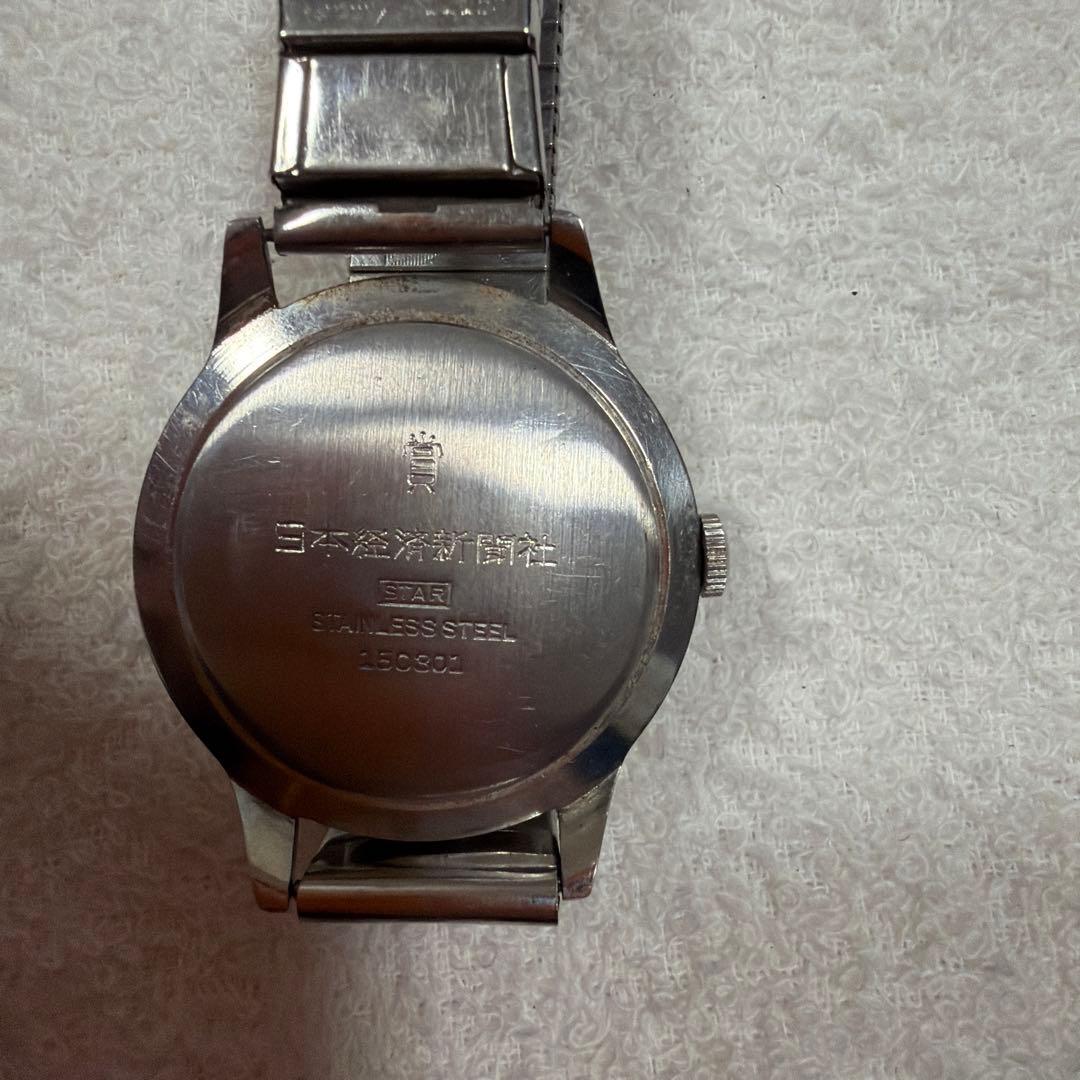 シルバー ステンレススチール 手巻き時計