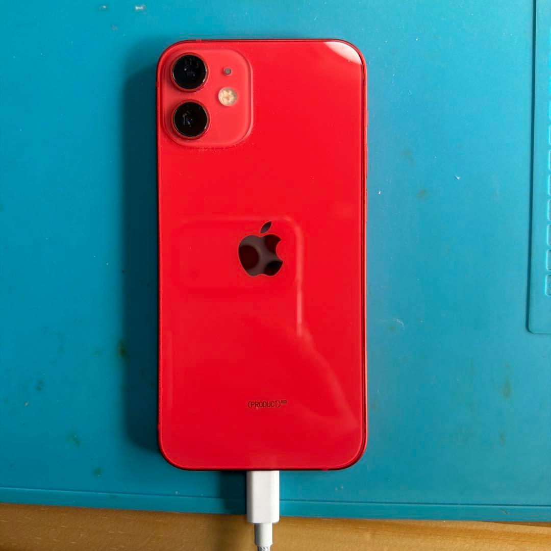 iPhone12 mini 64G レッド SIMフリー バッテリー100%