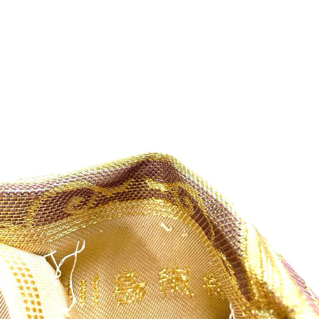 専用帯5043 ●川島織物謹製 高級 正絹 六通 袋帯 花文 華文