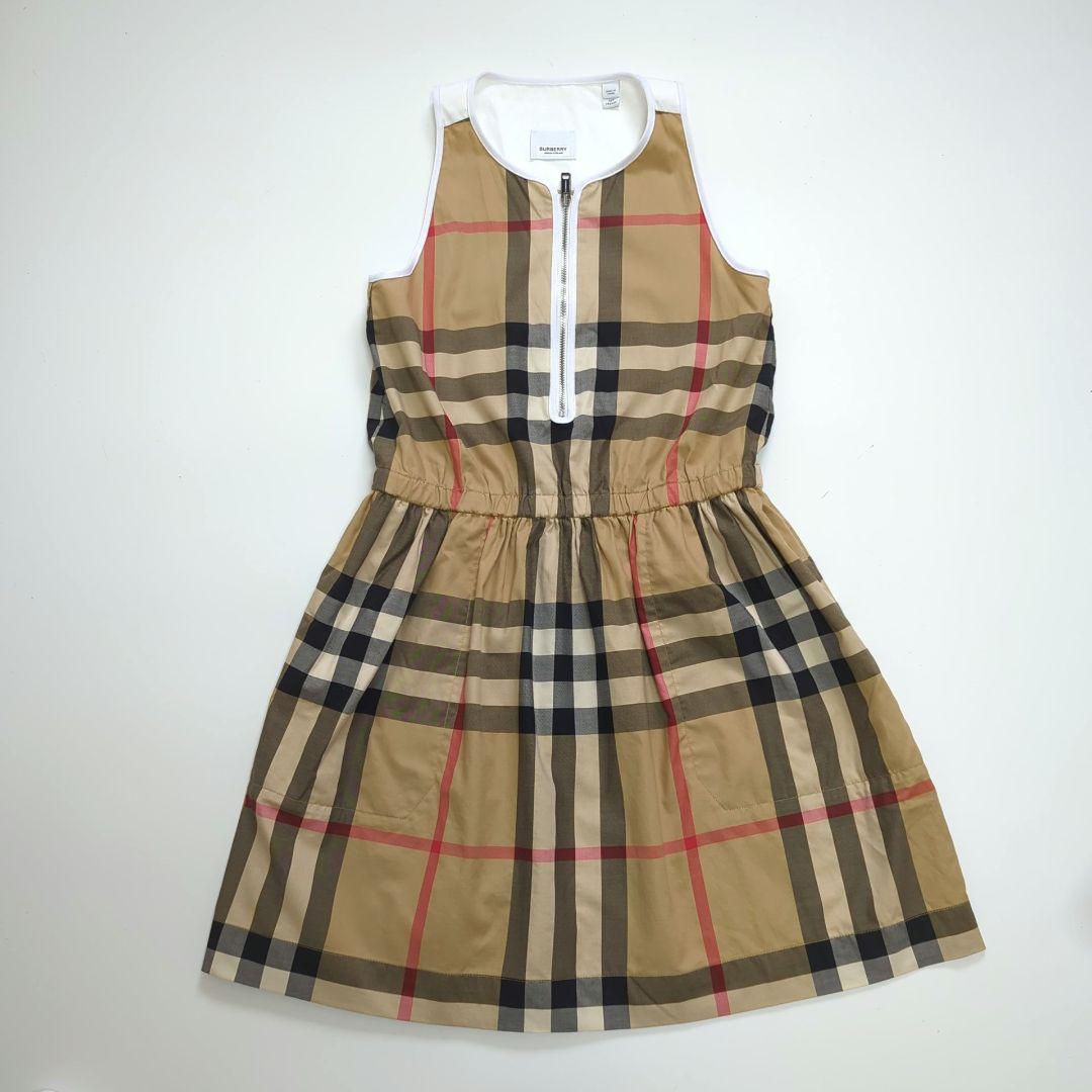 未使用級✨バーバリー 現行モデル スリーブレス ストレッチコットン ドレス
