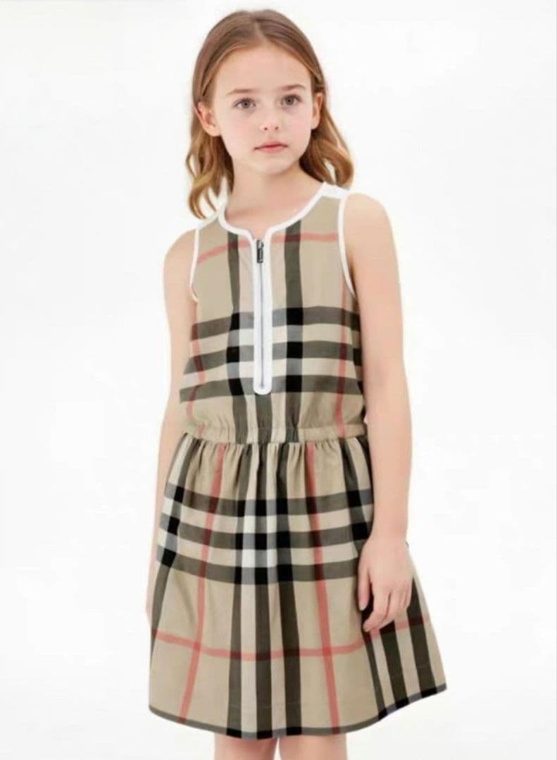 未使用級✨バーバリー 現行モデル スリーブレス ストレッチコットン ドレス
