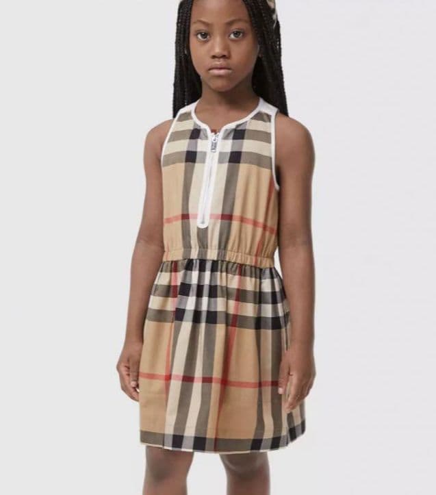 未使用級✨バーバリー 現行モデル スリーブレス ストレッチコットン ドレス