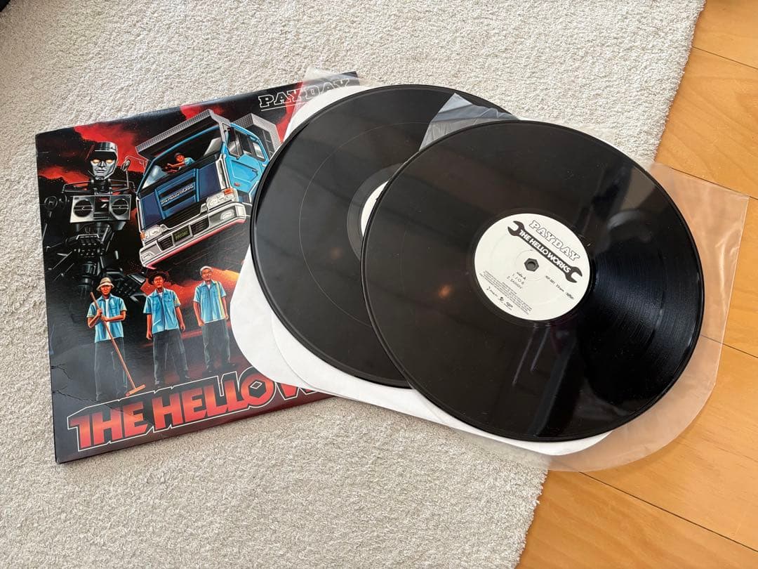 THE HELLO WORKS / PAYDAY LP レコード　スチャダラパー