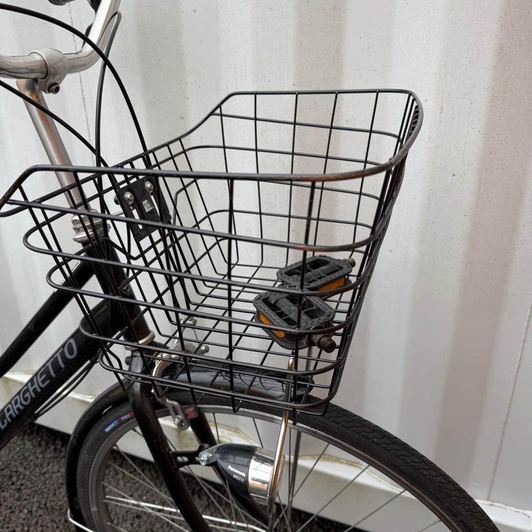 みか　街乗り用自転車 27インチ カゴ/鍵/オートライト/6段変速付