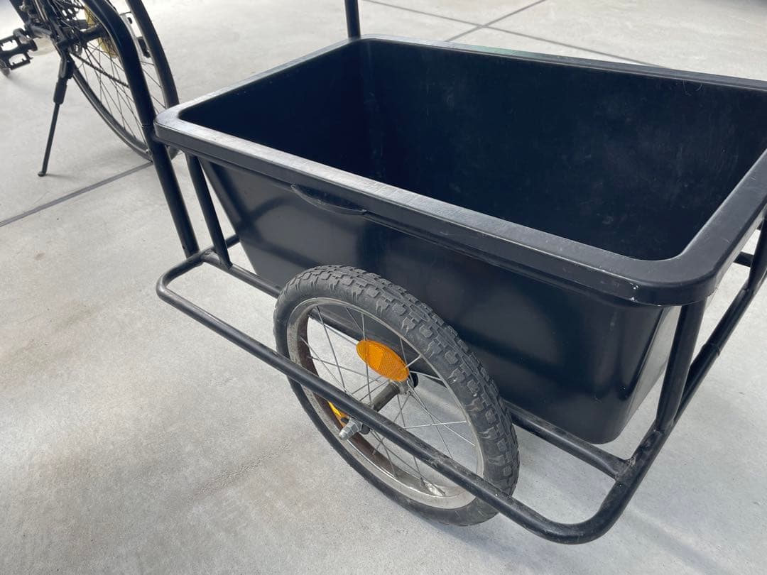 リヤカー　牽引　ロードバイク　自転車