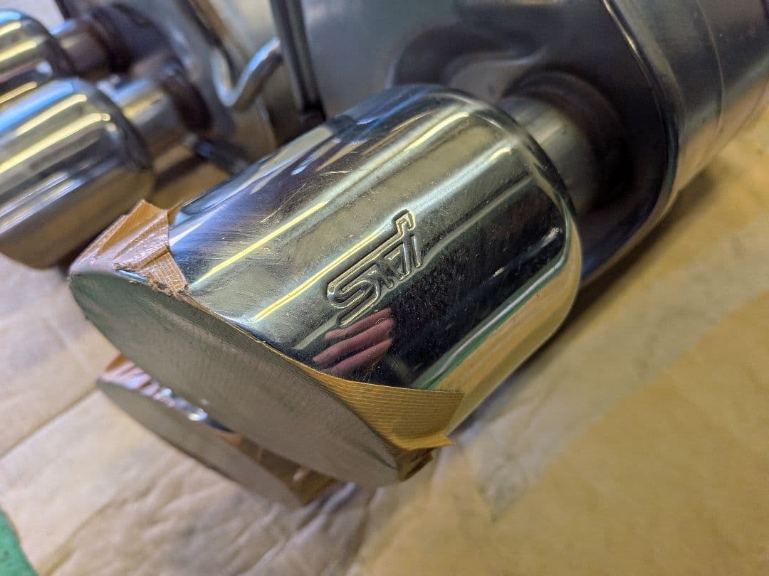 WRXSTI VABセンターリヤピースマフラー SKPMVA1 MMVV5L R