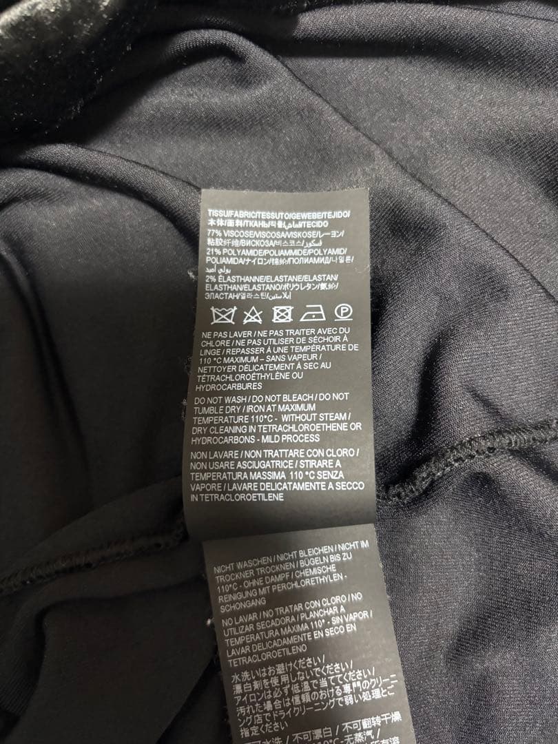 23AW SAINT LAURENT ベロア long sleeved Tops