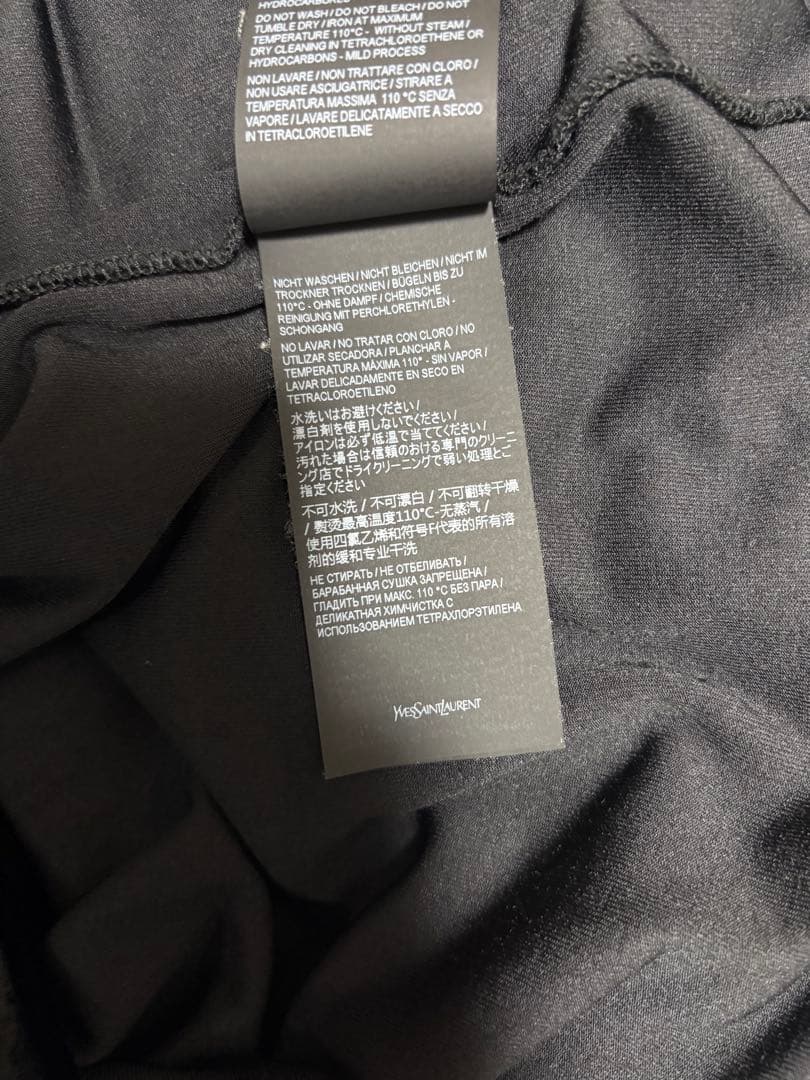 23AW SAINT LAURENT ベロア long sleeved Tops