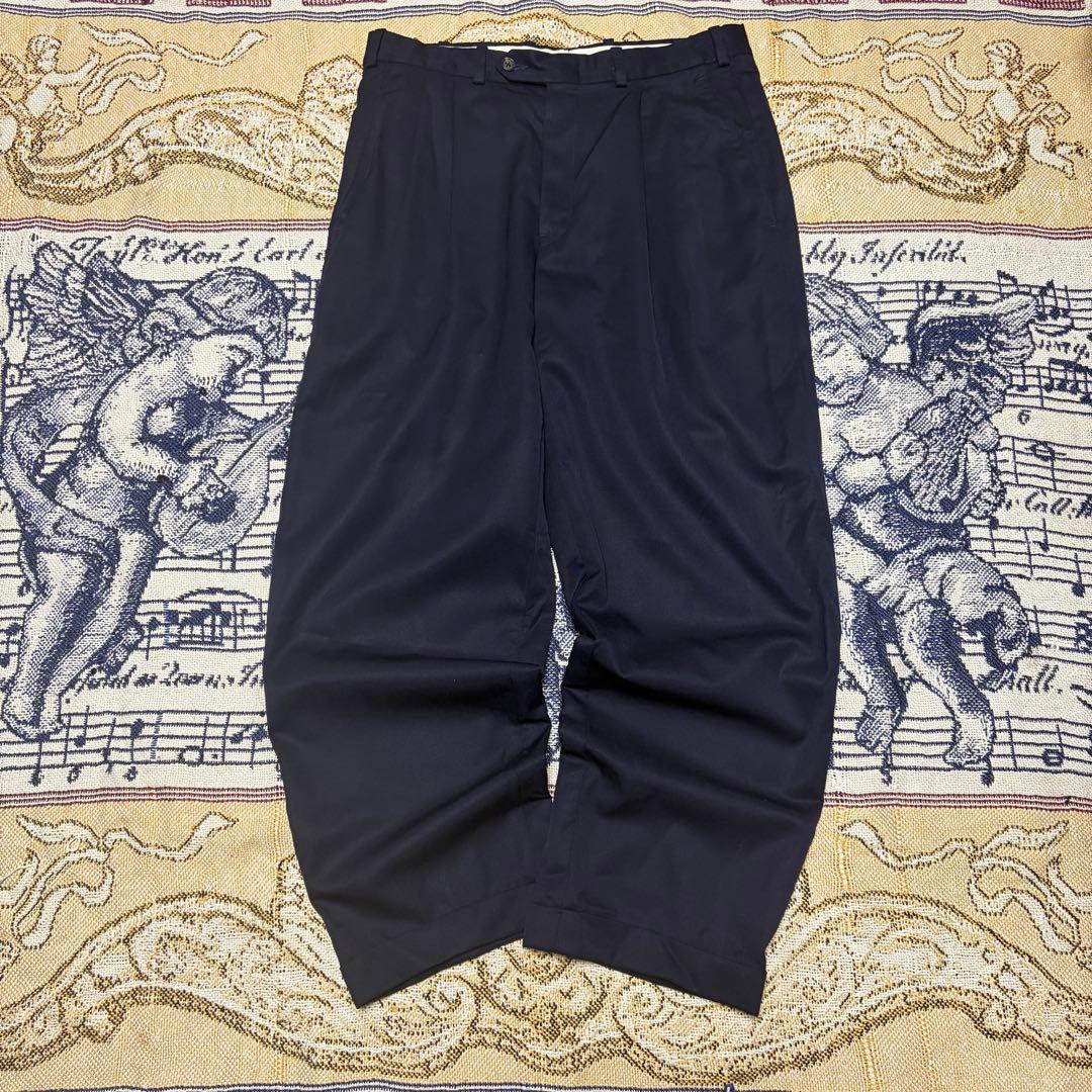 80s 90s USA製 ウール ギャバジン スラックス ギャバスラ 60s