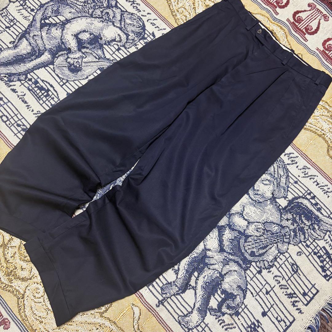 80s 90s USA製 ウール ギャバジン スラックス ギャバスラ 60s