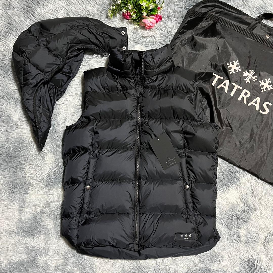 未使用　23AW TATRAS ダウンベストPOSEIDONE 紺　03 L