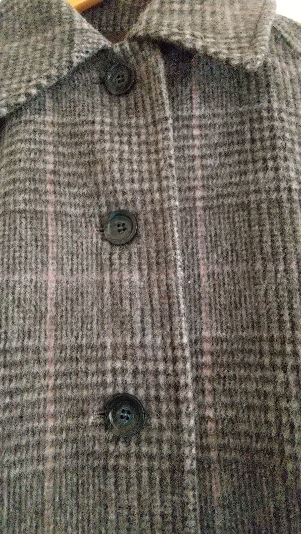 北欧暮らしの道具店　チェック柄ロングコート