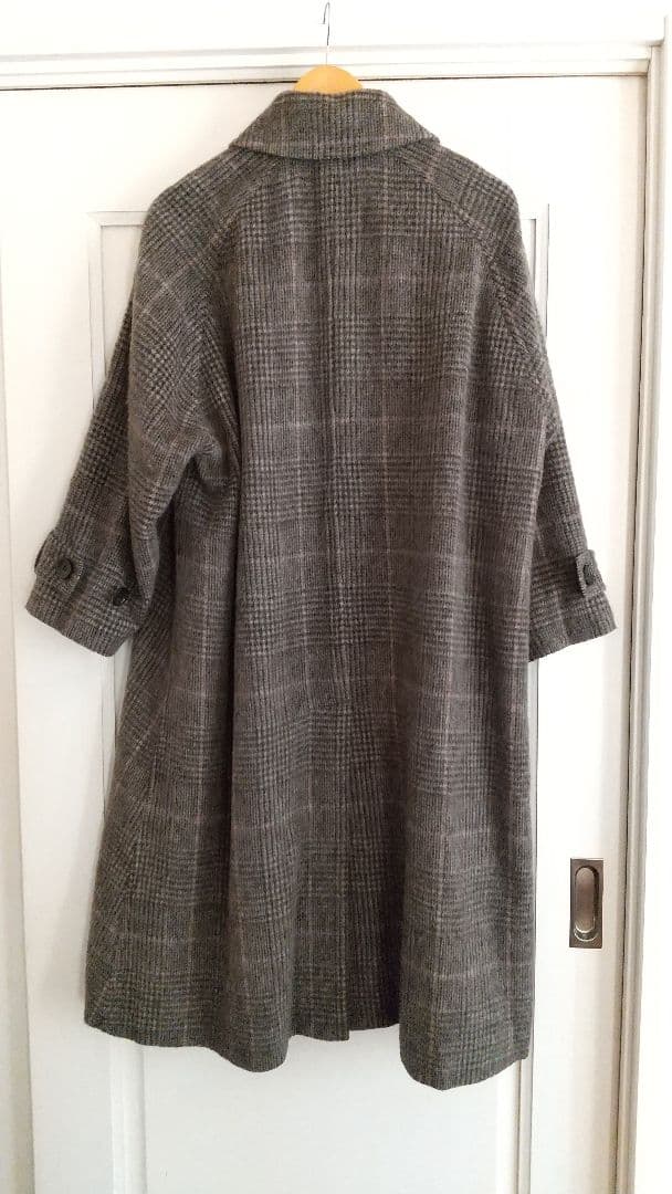 北欧暮らしの道具店　チェック柄ロングコート