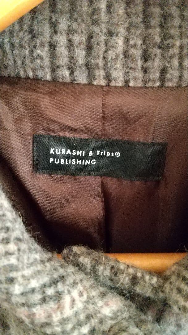 北欧暮らしの道具店　チェック柄ロングコート