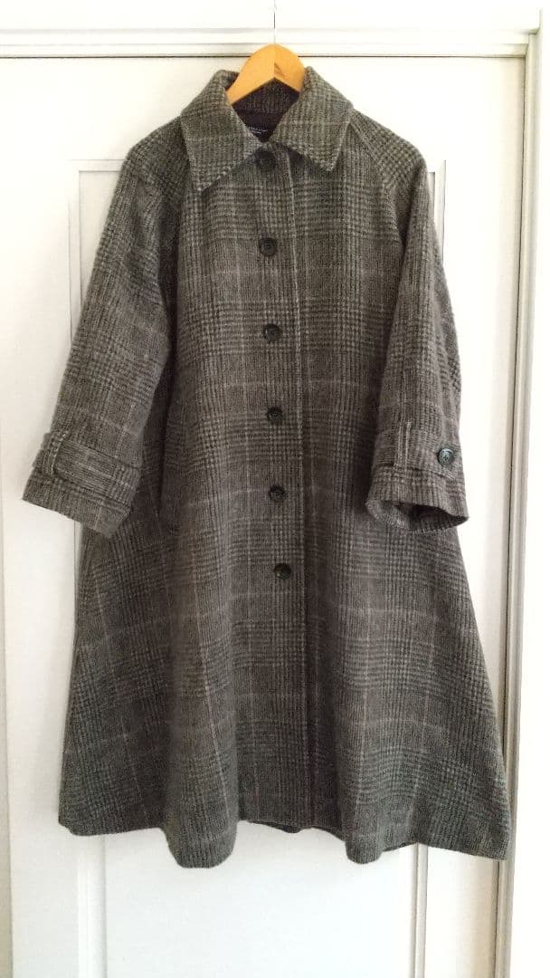 北欧暮らしの道具店　チェック柄ロングコート