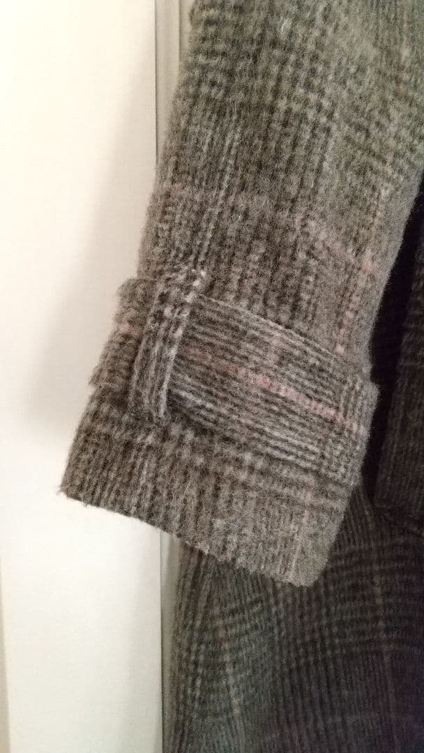 北欧暮らしの道具店　チェック柄ロングコート