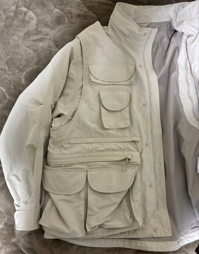 TECH 2WAY PERFECT FISHING JACKET （Mエクリュ）