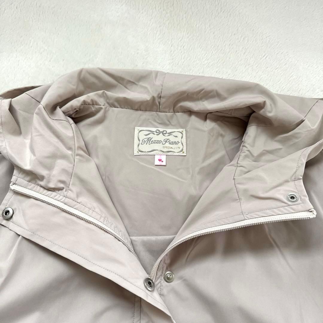 【mezzo piano junior】 新品 マウンテンパーカー L160