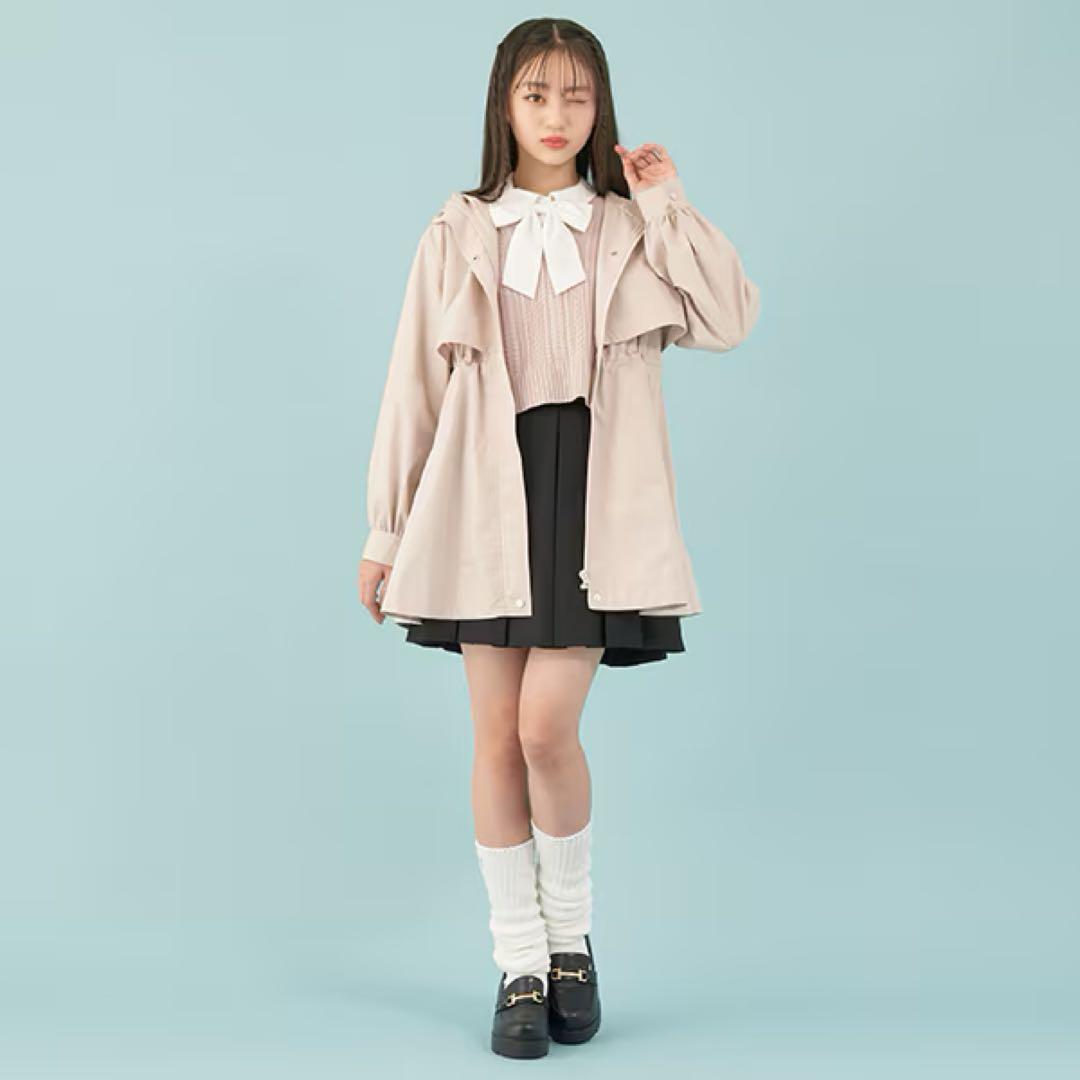 【mezzo piano junior】 新品 マウンテンパーカー L160