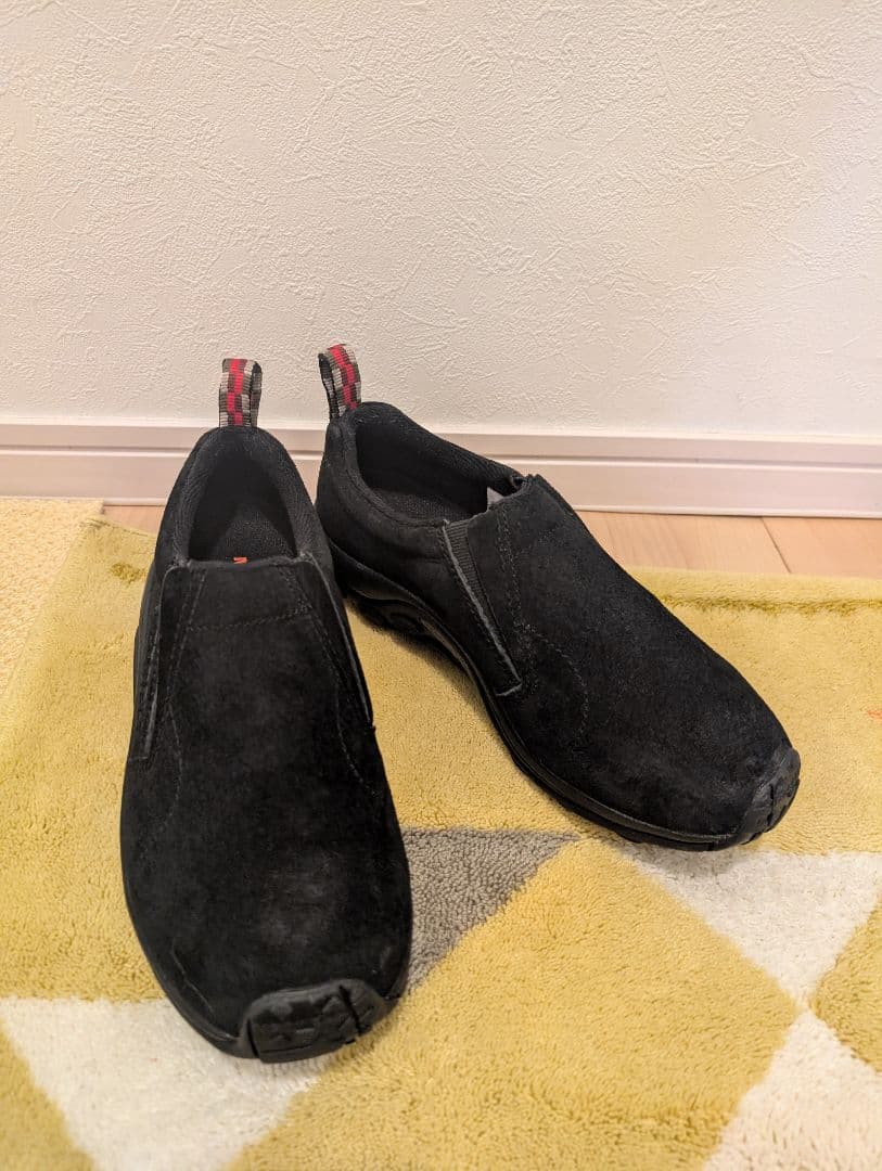 スエード 黒 メレル　ジャングルモック