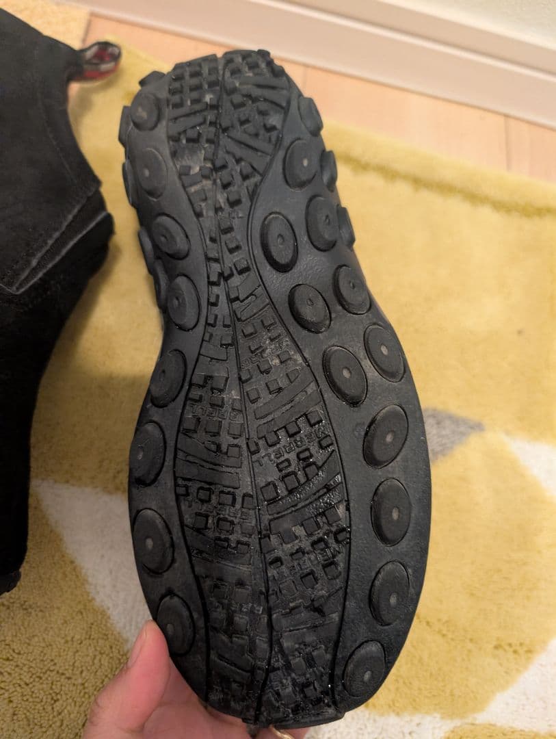 スエード 黒 メレル　ジャングルモック