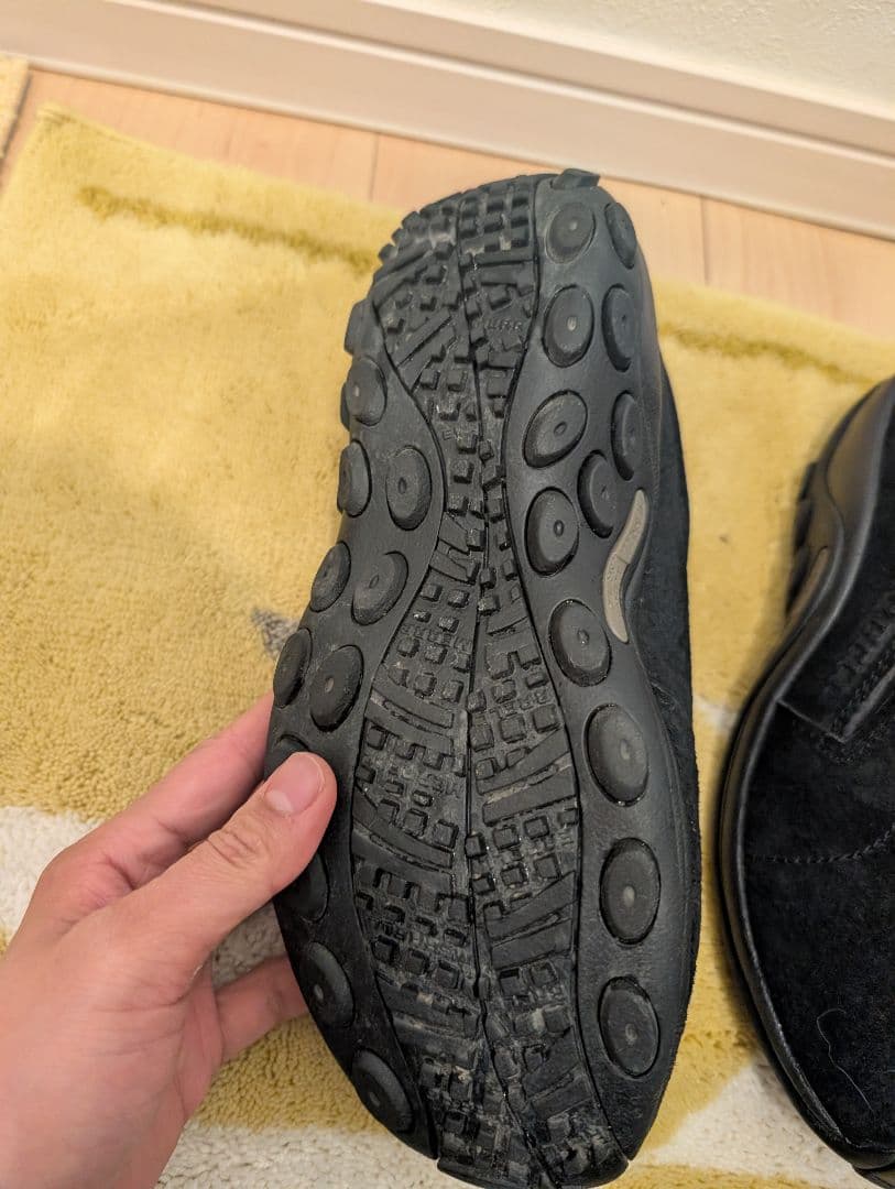 スエード 黒 メレル　ジャングルモック