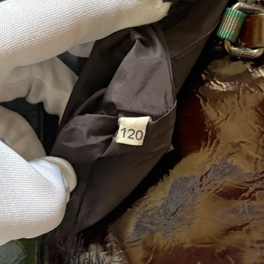 バッグ 00s miumiu archive enamel shoulder bag