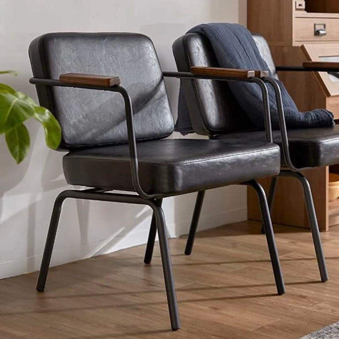 LOWYA 1人掛けソファ ダイニングソファ ヴィンテージ調　一脚