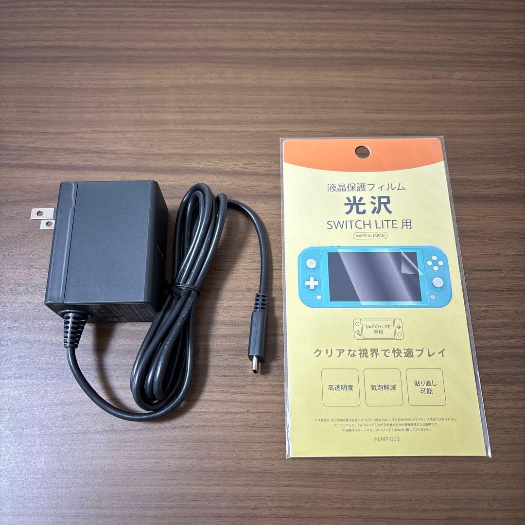 Nintendo Switch Lite 本体 グレー 外箱 付属品あり