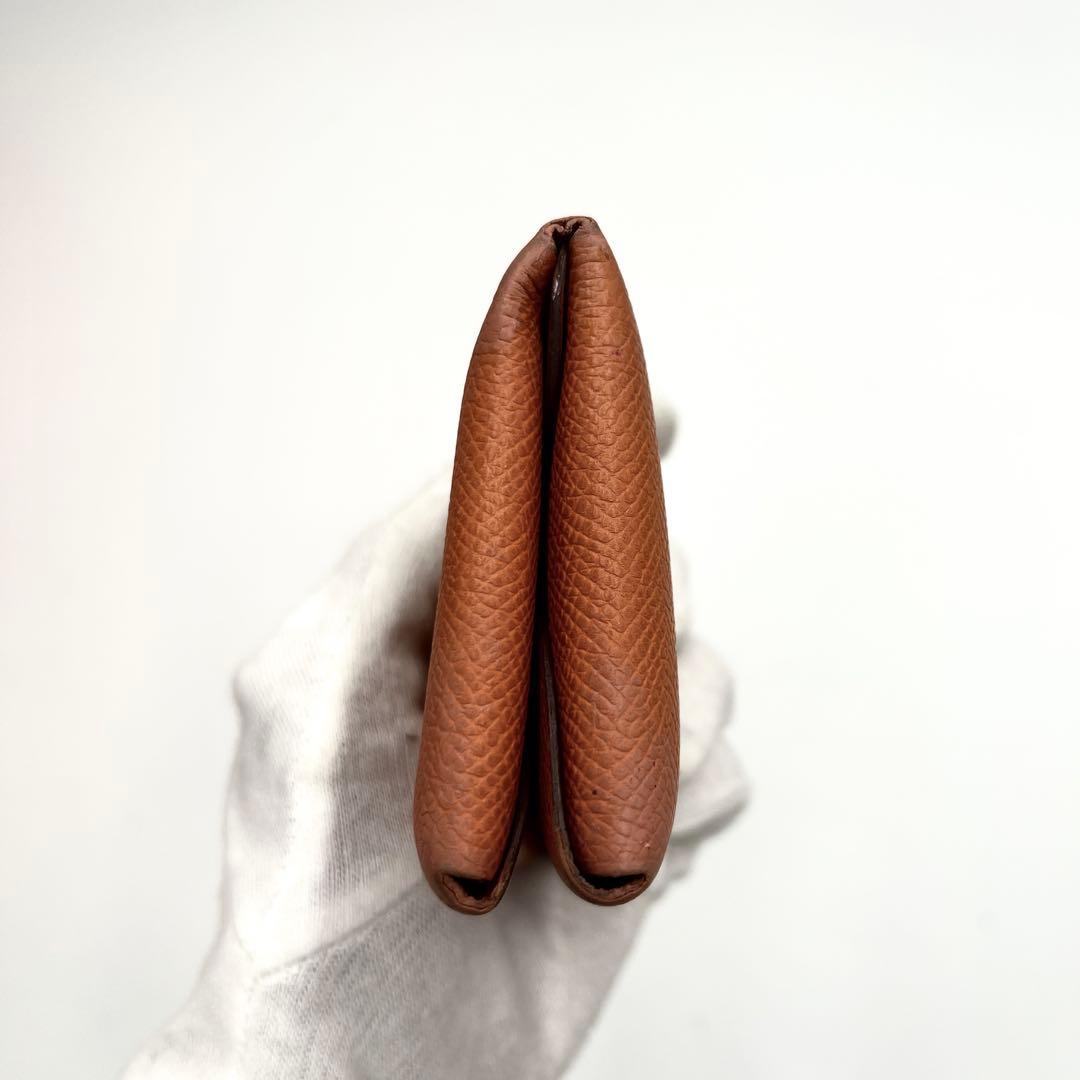 【極稀少】エルメス カルヴィデュオ ケース カードケース オレンジ