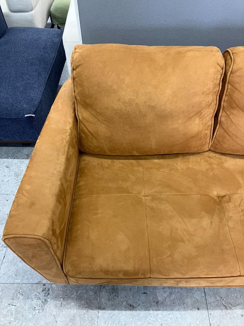 関家具 3人掛けソファ RELAXFORM オットマン付ブラウン