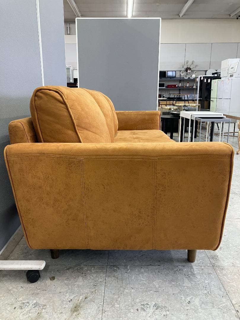 関家具 3人掛けソファ RELAXFORM オットマン付ブラウン