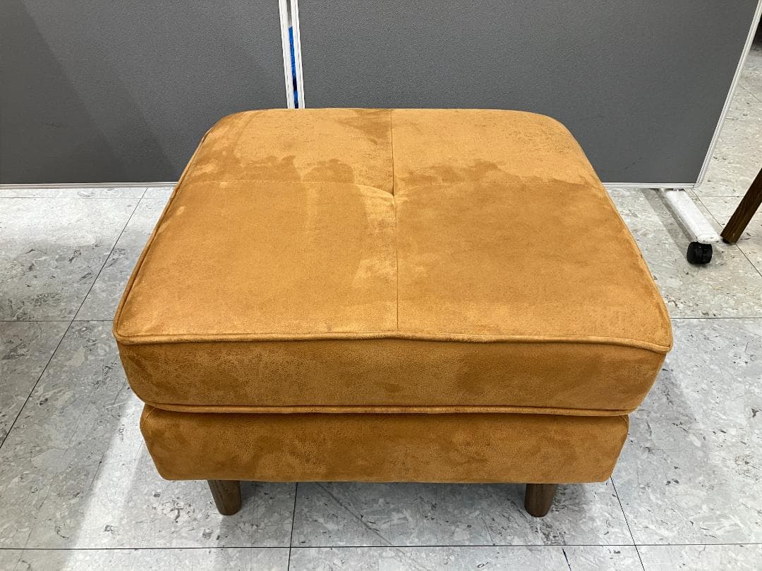 関家具 3人掛けソファ RELAXFORM オットマン付ブラウン