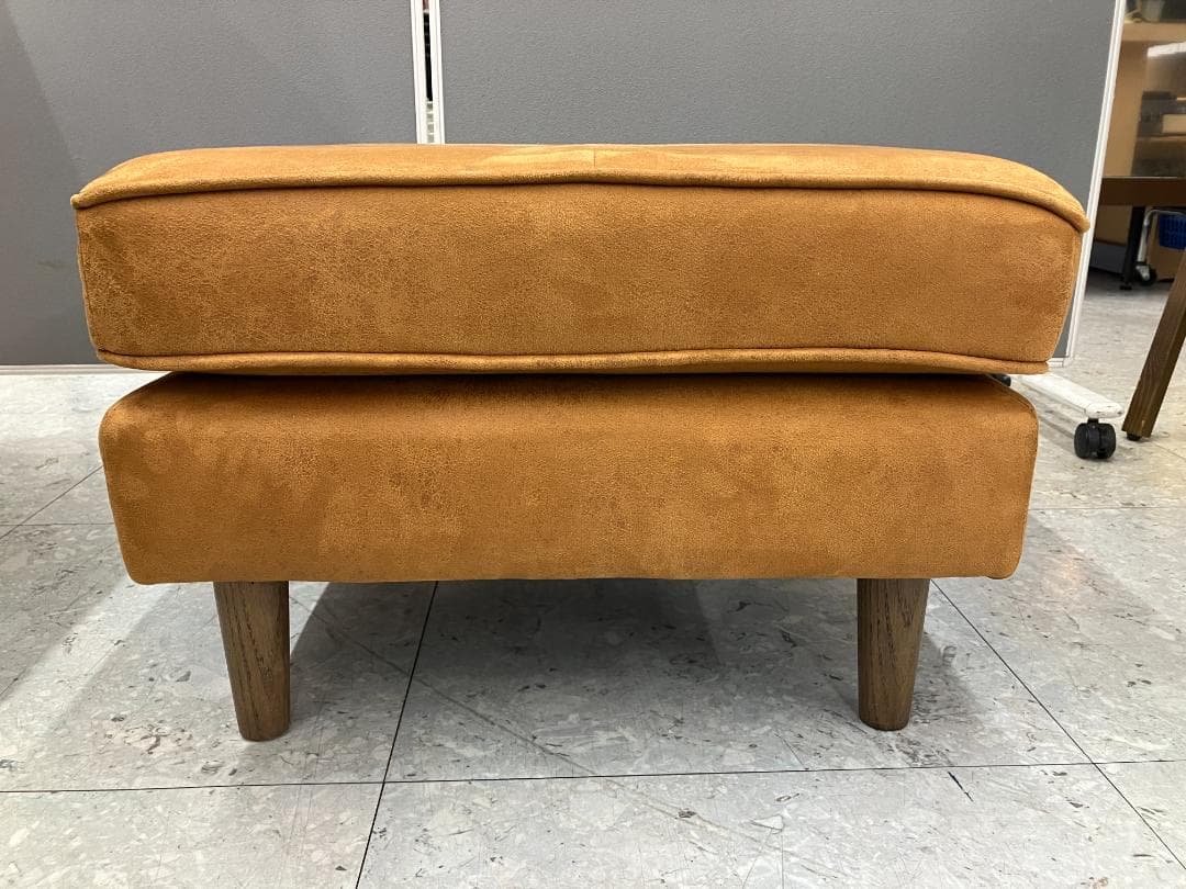 関家具 3人掛けソファ RELAXFORM オットマン付ブラウン